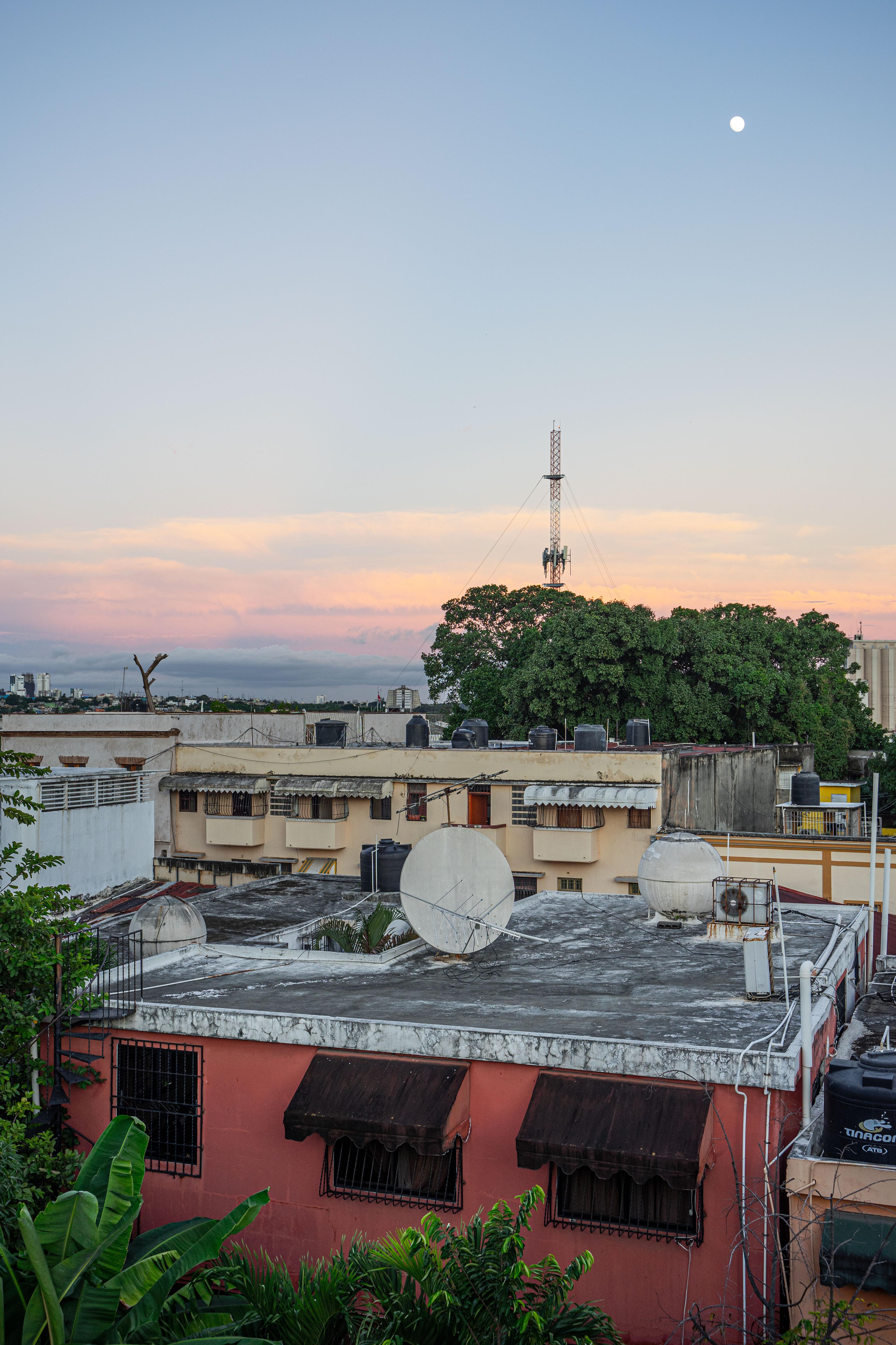 Tejados de Santo Domingo al atardecer